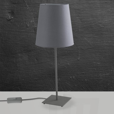 Lampe Tischlampen Grau