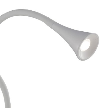 Lampe flexible Newton blanche en métal et silicone FanEurope