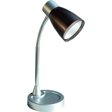 LDT055ARK-NERO - Lampe de lecture moderne réglable en métal noir en plastique E14