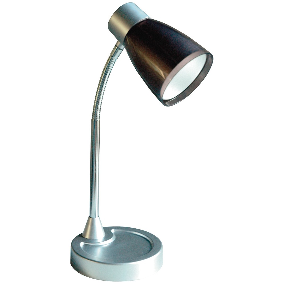 LDT055ARK-NERO - Lampe de lecture moderne réglable en métal noir en plastique E14