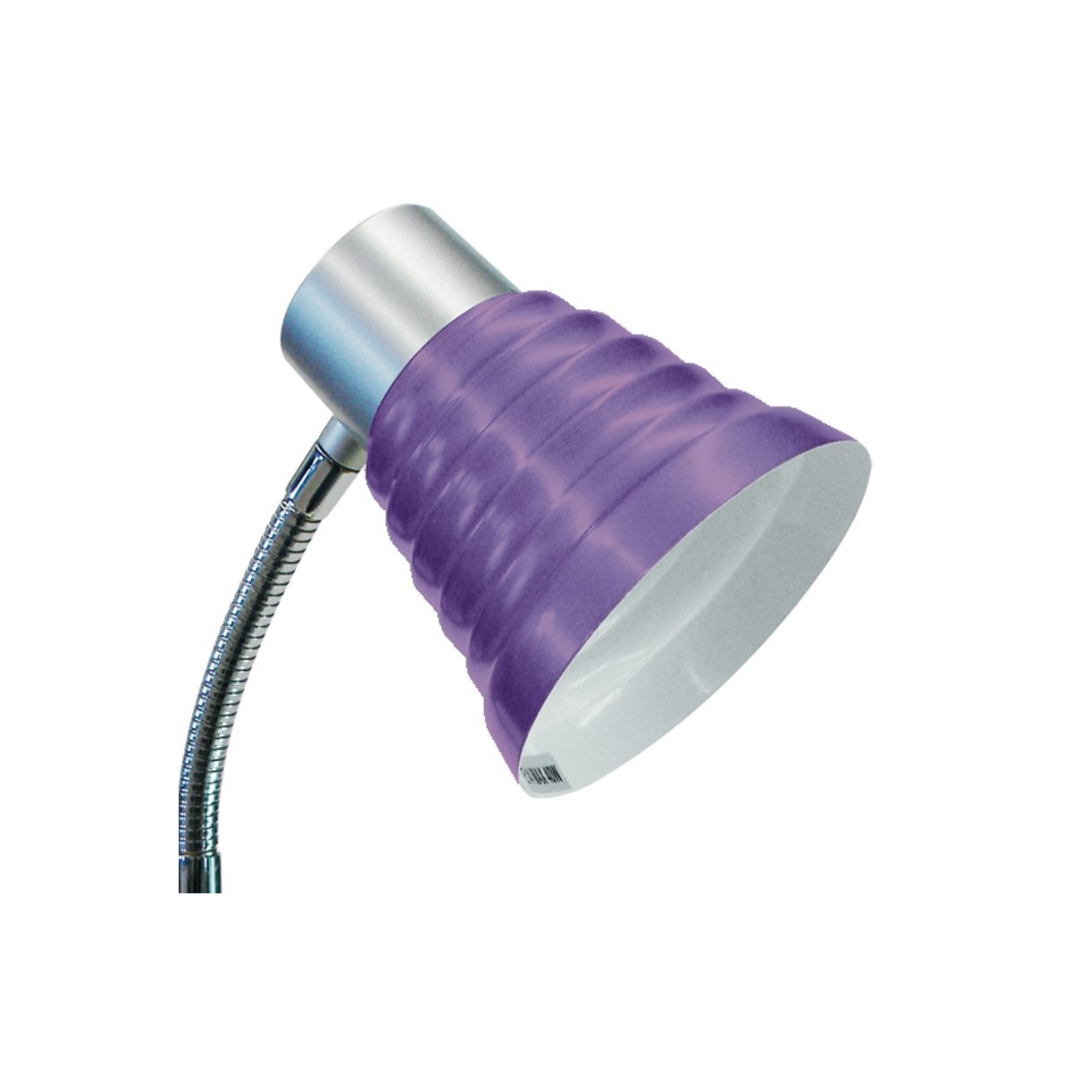 Lampe de lecture Leonardo avec abat-jour en plastique violet réglable