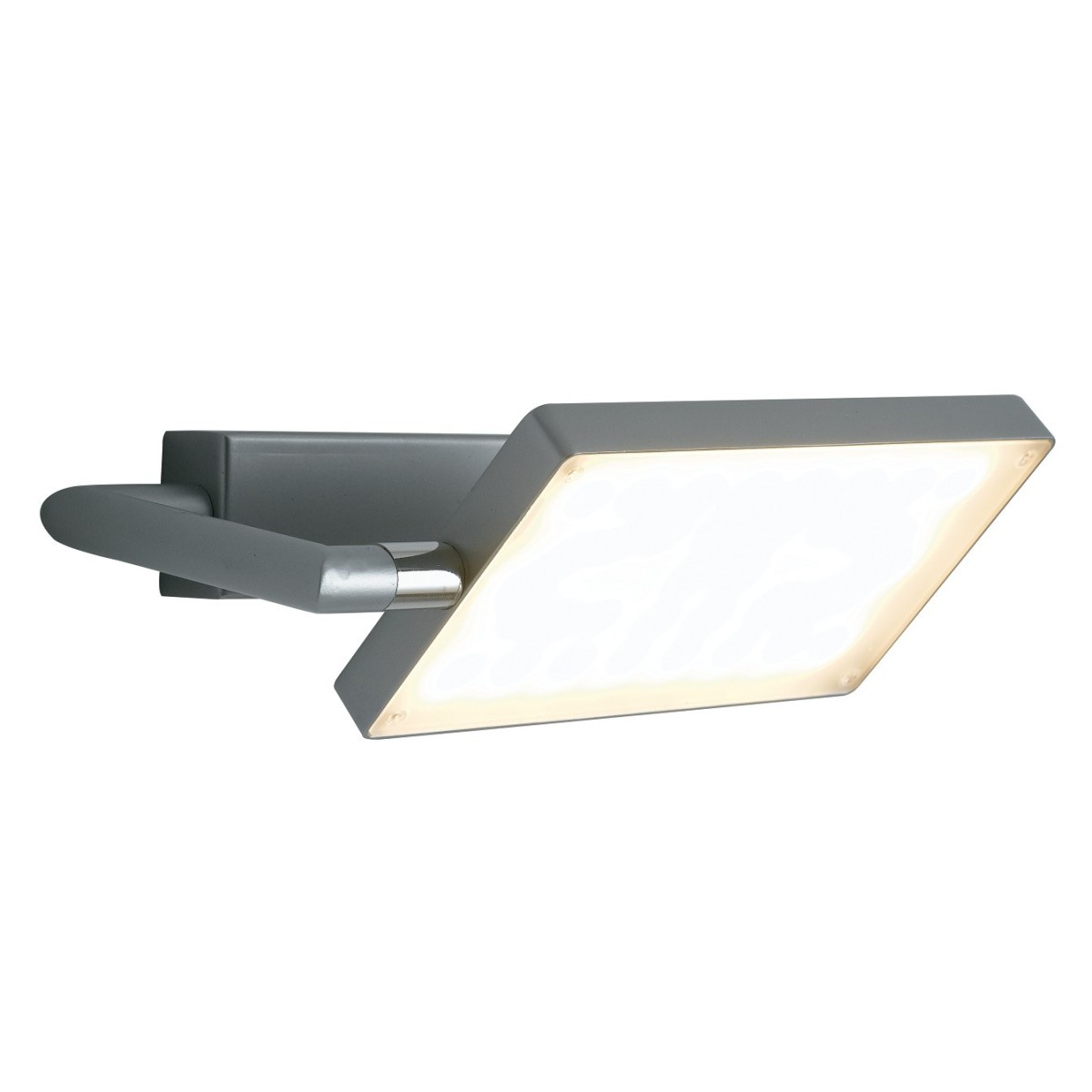 LED-BOOK-AP-GR - Applique a Libro Orientabile Giriga Alluminio Led 17 watt Luce Calda