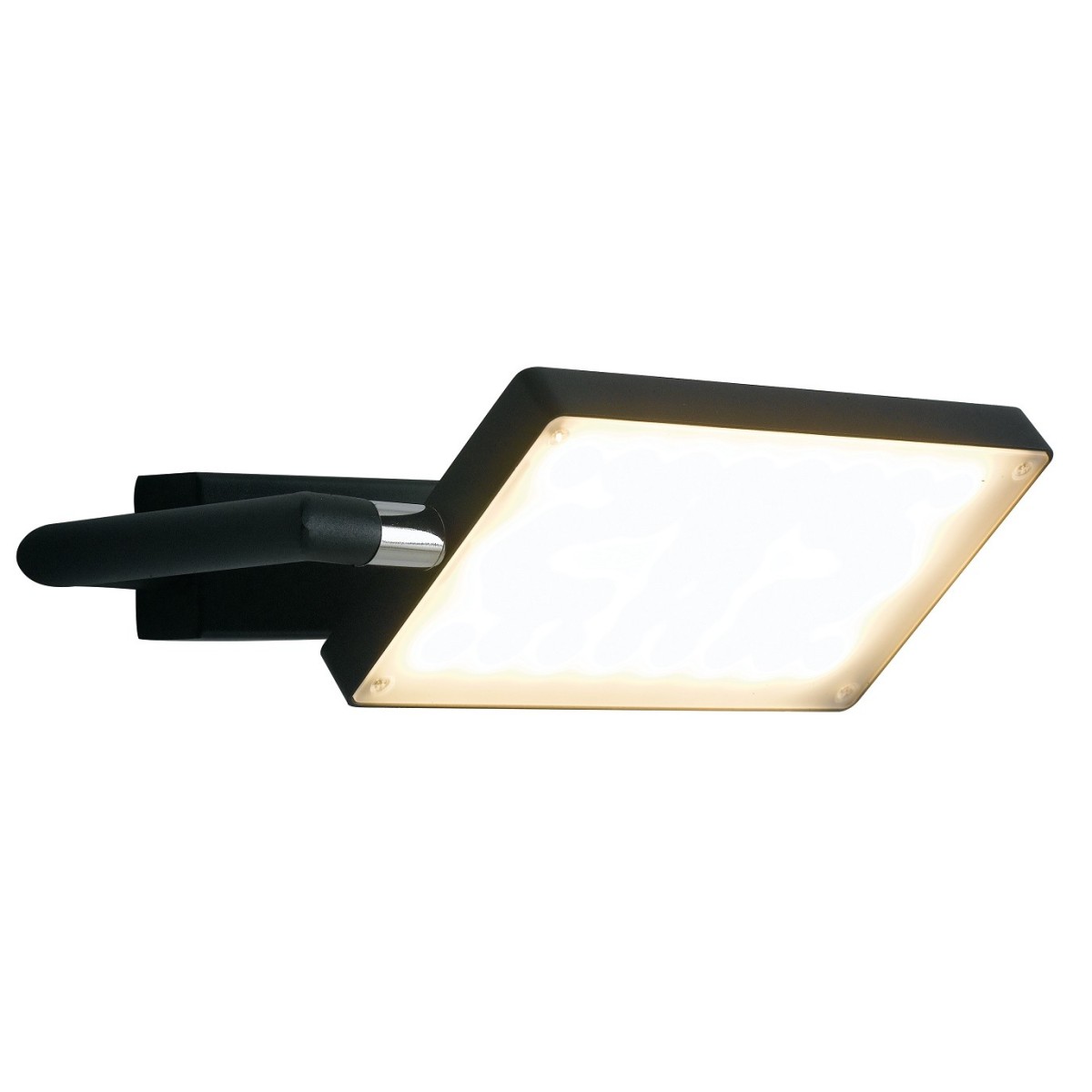 LED-BOOK-AP-NERO - Applique Orientabile Alluminio Lampada Libro Nera Led 17 watt Luce Calda