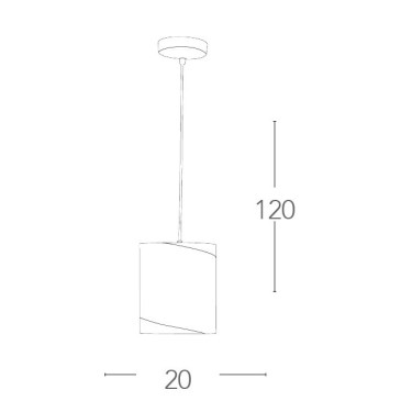 Suspension cylindrique en...