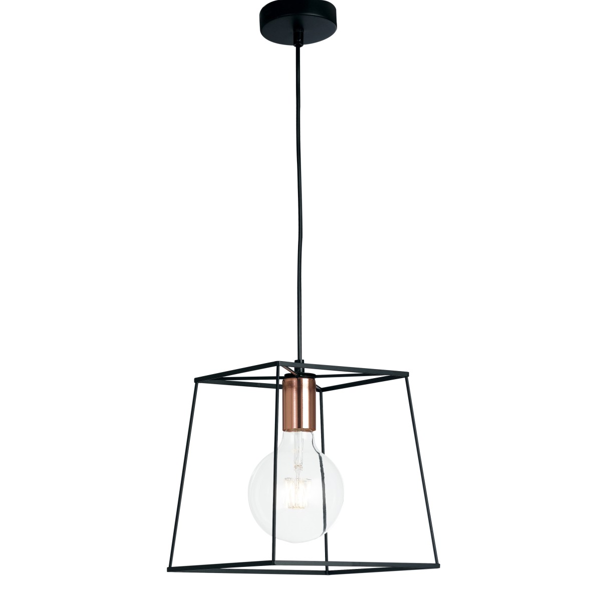 I-HARLEM-L-S1 - Abat-jour à suspension Minimal Metal Rustic Vintage Chandelier E27