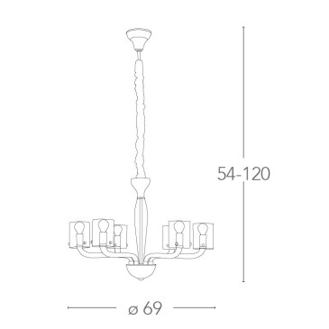 Suspension Lustre Verre...