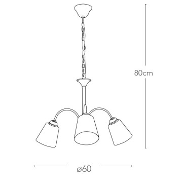 Lampadario sospeso dal...