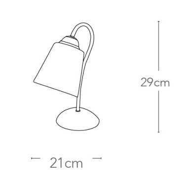 Lampe de table 1162 en métal argenté avec diffuseur en verre soufflé blanc Europe