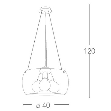 Lustre suspendu circulaire...