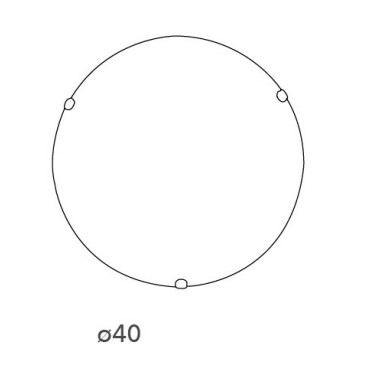 32/28201 - Plafoniera Tonda Vetro Sfumato Bianco Interno Classico E27