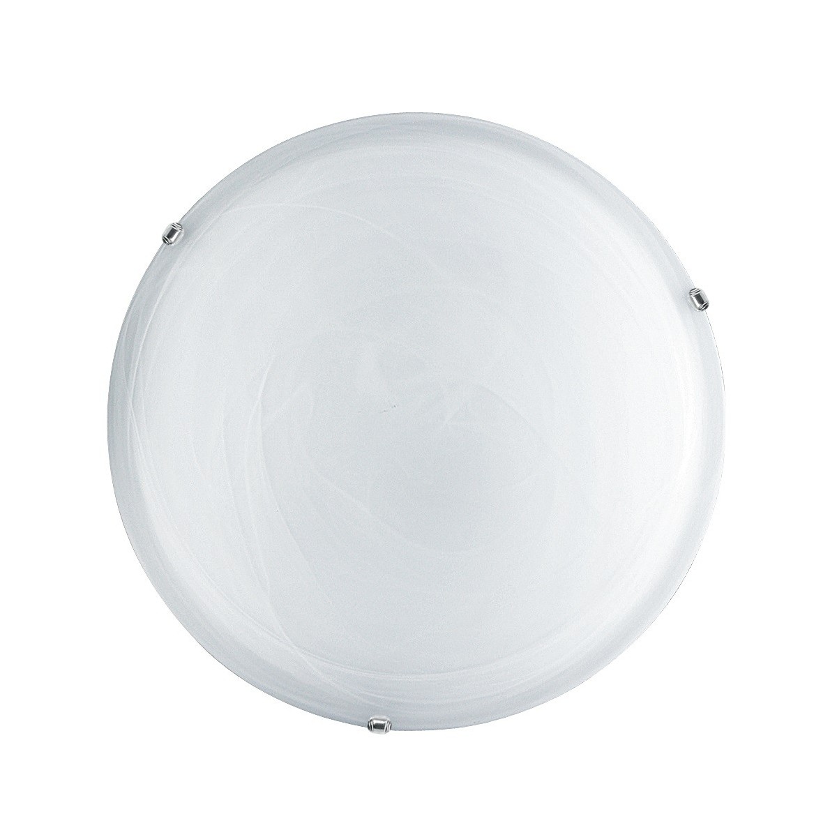 32/28201 - Plafonnier Rond Verre Dégradé Blanc Intérieur Classique E27