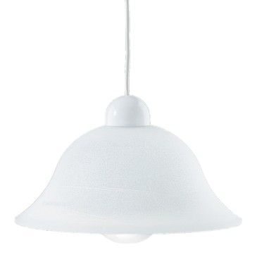 33/03315 - Abat-jour à suspension Bell Gradient Glass White Classic Lustre E27