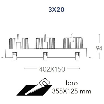 Projecteur trois lumières...