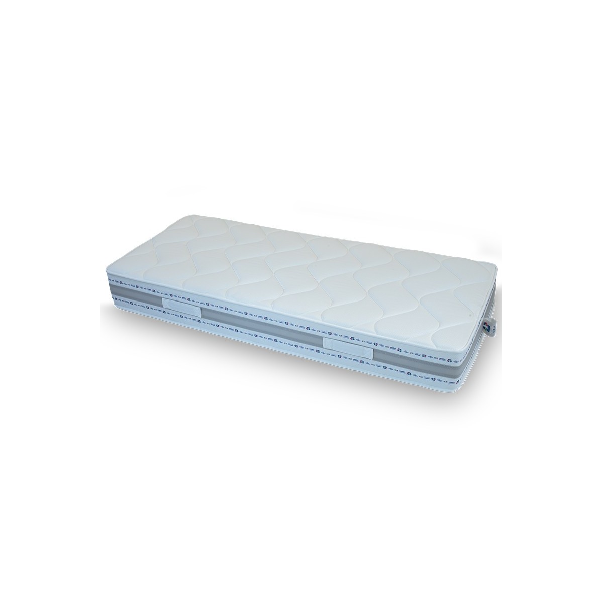 Matelas Alba 120x190 en caoutchouc et mémoire 22cm de haut