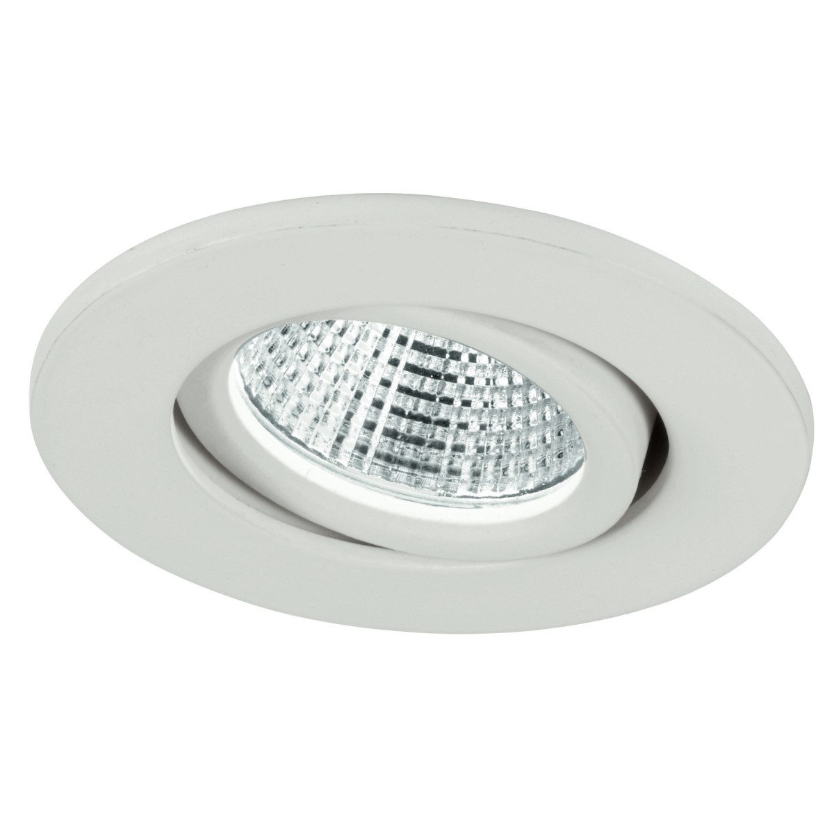 INC-POLARIS-R3 BCO - Faretto Incasso Alluminio Bianco Tondo Orientabile Led 3 watt Luce Naturale