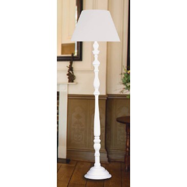 I-BOURLESQUE/PT - Lampada da terra Piantana in legno dal design classico 60 watt E27