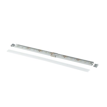 I-PROFILO-MILANO - Profilo 1 m per Strip Led con Tappi 1,52x0,6 cm