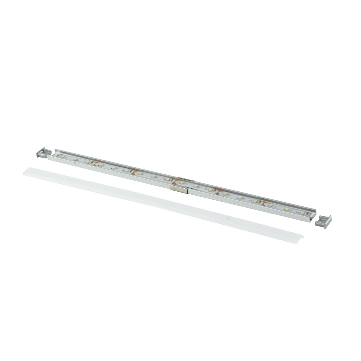 I-PROFILO-MILANO - Profilo 1 m per Strip Led con Tappi 1,52x0,6 cm