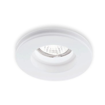 INC-PHANTOM-R1 - Faretto Tondo Gesso Verniciabile Incasso Controsoffitto GU10