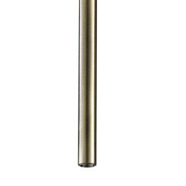 Lustre à suspension OBOE en tube bronze aluminium triphasé Led Cob 4000K