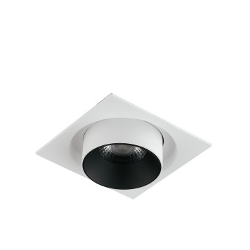 Encastré orientable OUTSIDER intérieur blanc et noir LED COB 4000K1x15W