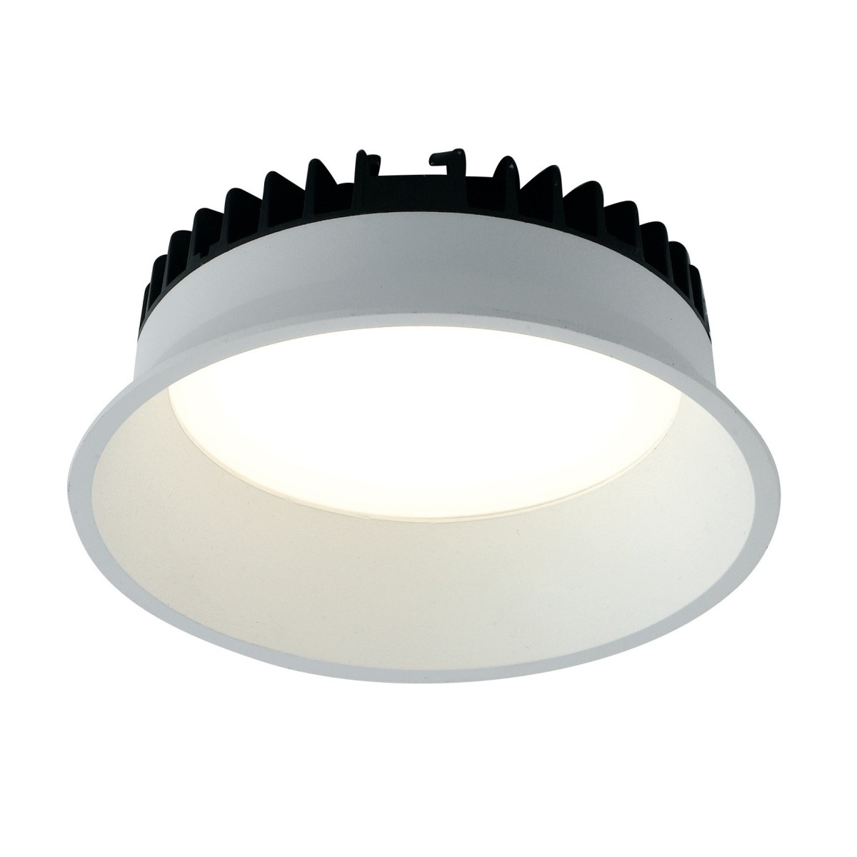 Lampe encastrable ronde XANTO en aluminium moulé sous pression blanc avec LED SMD intégrée 5000K- 2900Lm30W