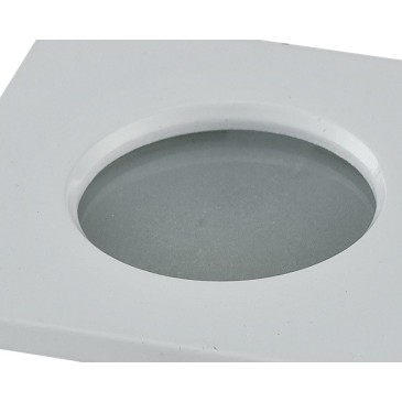 INC-VIPER-Q-BCO Struttura da incasso VIPER per lampada GU10 quadra fissa bianca IP65 82x82 mm