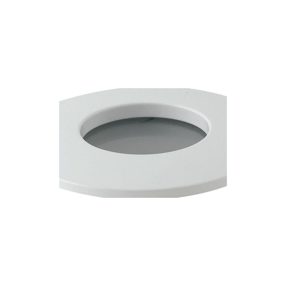 INC-VIPER-R-BCO Struttura da incasso VIPER per lampada GU10 tonda fissa bianca IP65 dm 82 mm