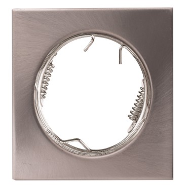 INC-REFLEX-Q-SF1 NIK Strutture da incasso REFLEX per lampade MR16 o GU10 colore nickel quadro fisso 8x8 cm