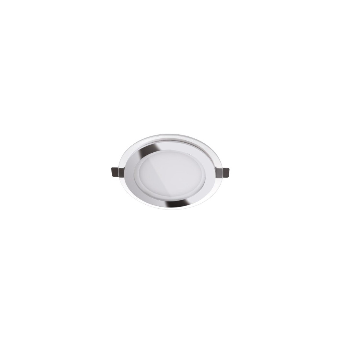 INC-SLIM/24WC BCO Lampada da incassso SLIM tonda per soffitto o mura bianca in alluminio pressofuso SMD 24w -3000K