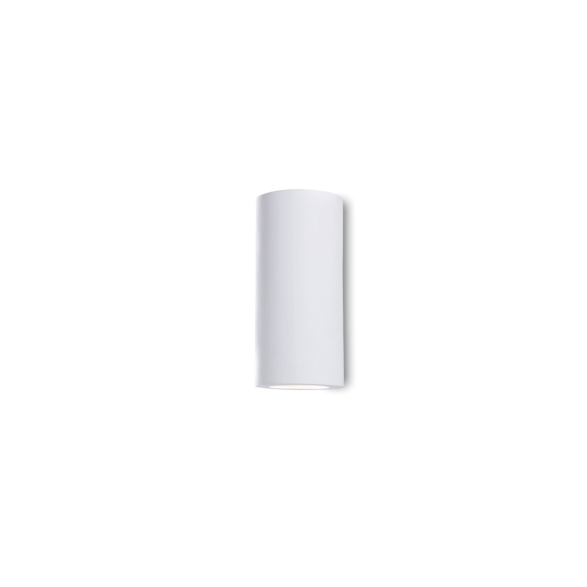 I-BANJIE-S-AP Applique BANJIE tondo bianco a parete in gesso cm 16h x 7,5 dm verniciabile  2xGU10 max 35W