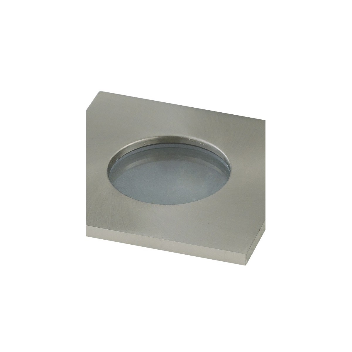 INC-VIPER-Q-NIK Struttura da incasso VIPER per lampada GU10 quadra fissa Nickel IP65 82x82 mm