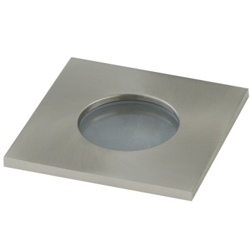 INC-VIPER-Q-NIK Struttura da incasso VIPER per lampada GU10 quadra fissa Nickel IP65 82x82 mm