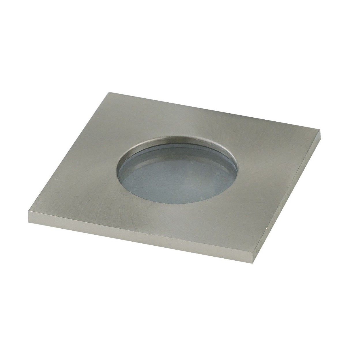 INC-VIPER-Q-NIK Struttura da incasso VIPER per lampada GU10 quadra fissa Nickel IP65 82x82 mm