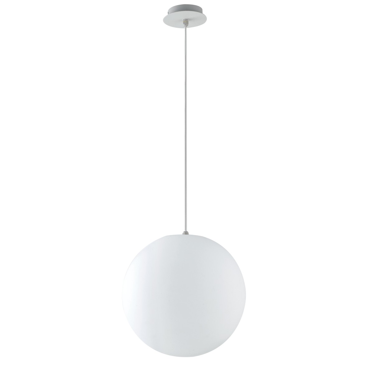 I-GECO-SFERA-S30 Lampadario da giardino sospensione GECO a sfera bianca dm 30 cm 1xE27 max 60W