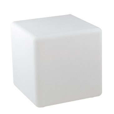 I-GECO-CUBO-L40 Lume da giardino GECO cubo bianco a LED RGB dimmerabile cambia colore dm 40 cm