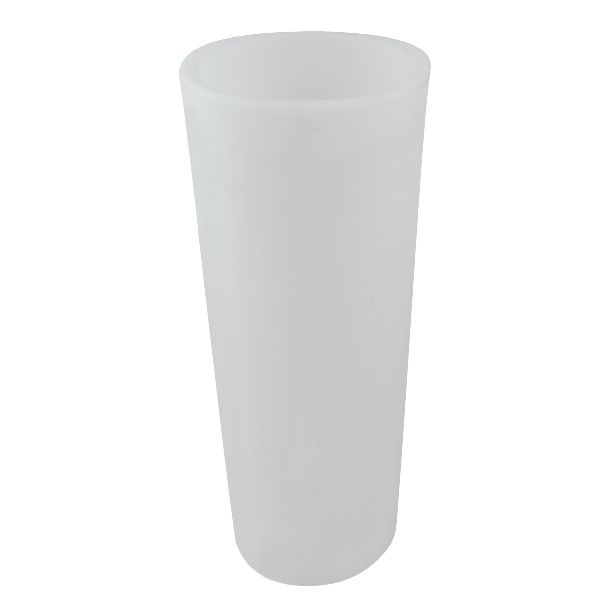 I-GECO-VASO-R-L Lampada vaso da giardino GECO bianco a LED RGB dimmerabile cambia colore dm 38 cm Altezza 60 cm