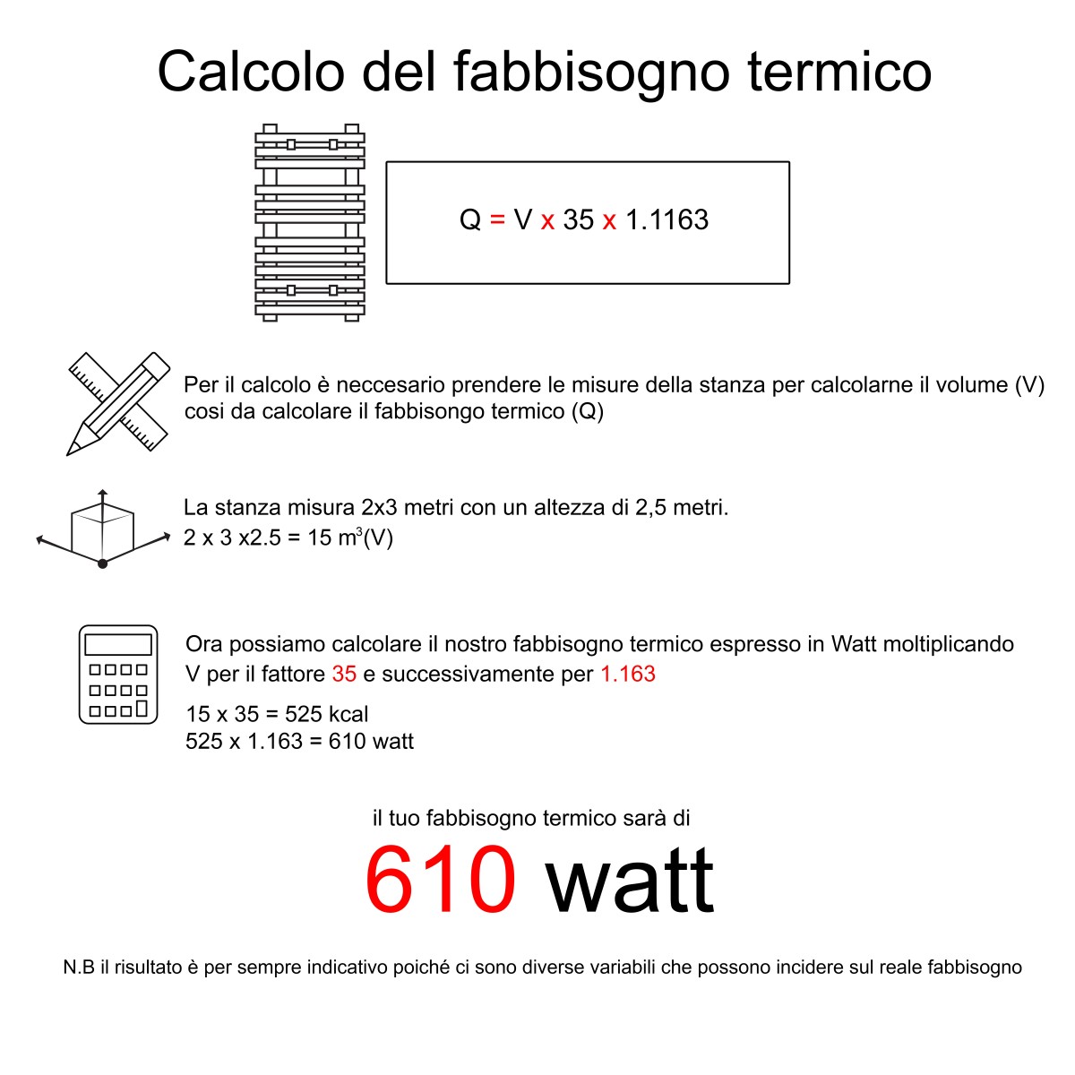 Termoarredo scaldasalviette 800x500 bianco interasse 450 mm