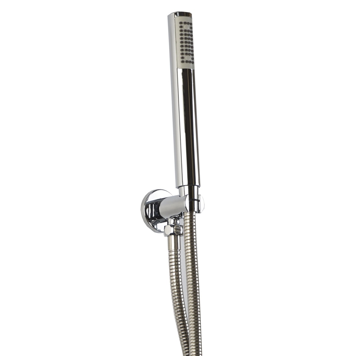 Ensemble douche pommeau de douche, inverseur 2 voies thermostatique carré | Vacciago